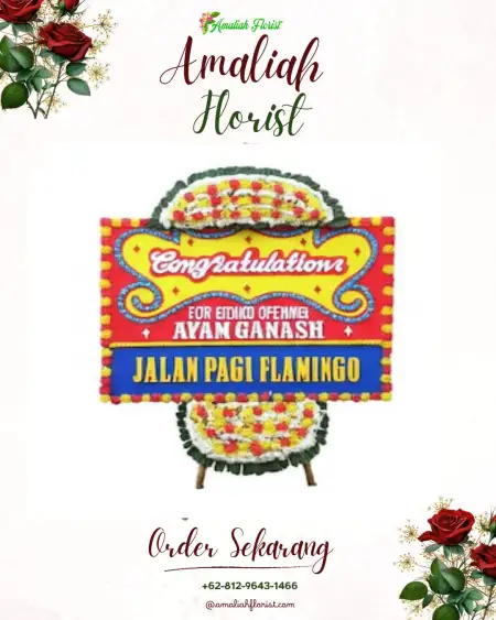 Sewa Papan Bunga Emerald Avenue Bintaro Tangerang Selatan